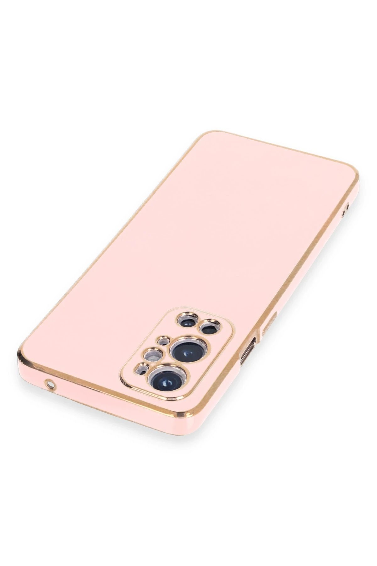 One Plus 9 Pro Kılıf Volet Silikon - Pembe-(5796) - Görsel 3