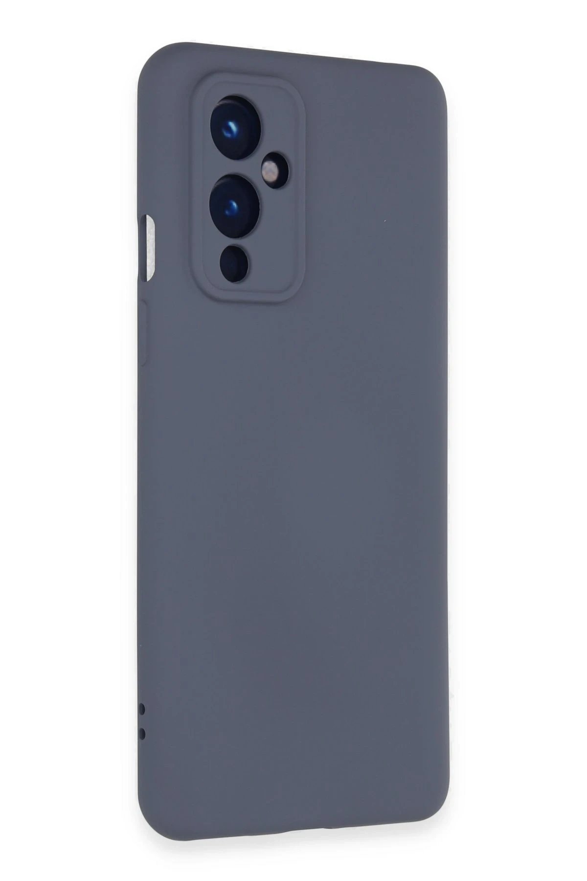 One Plus 9 Kılıf Nano içi Kadife Silikon - Gri-(5796) - Görsel 2