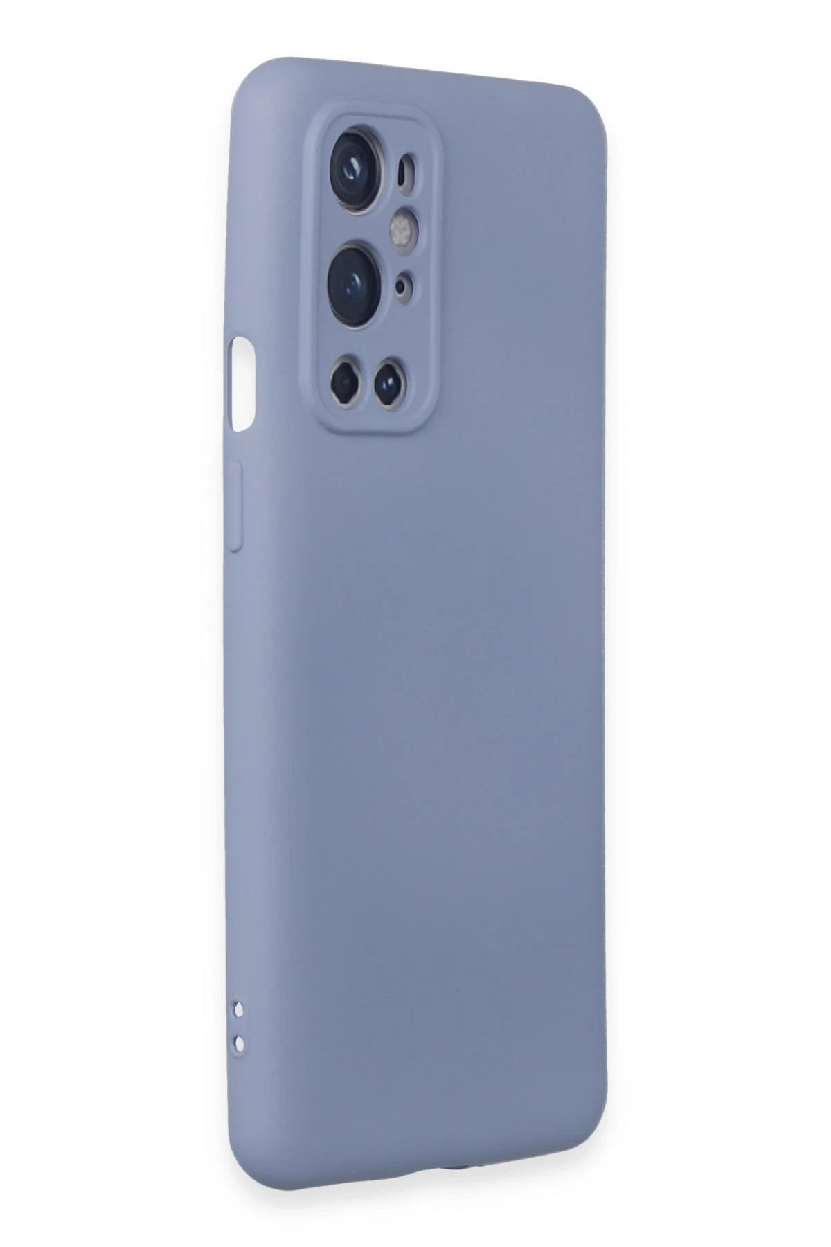 One Plus 9 Pro Kılıf Nano içi Kadife Silikon - Mor-(5796) - Görsel 2