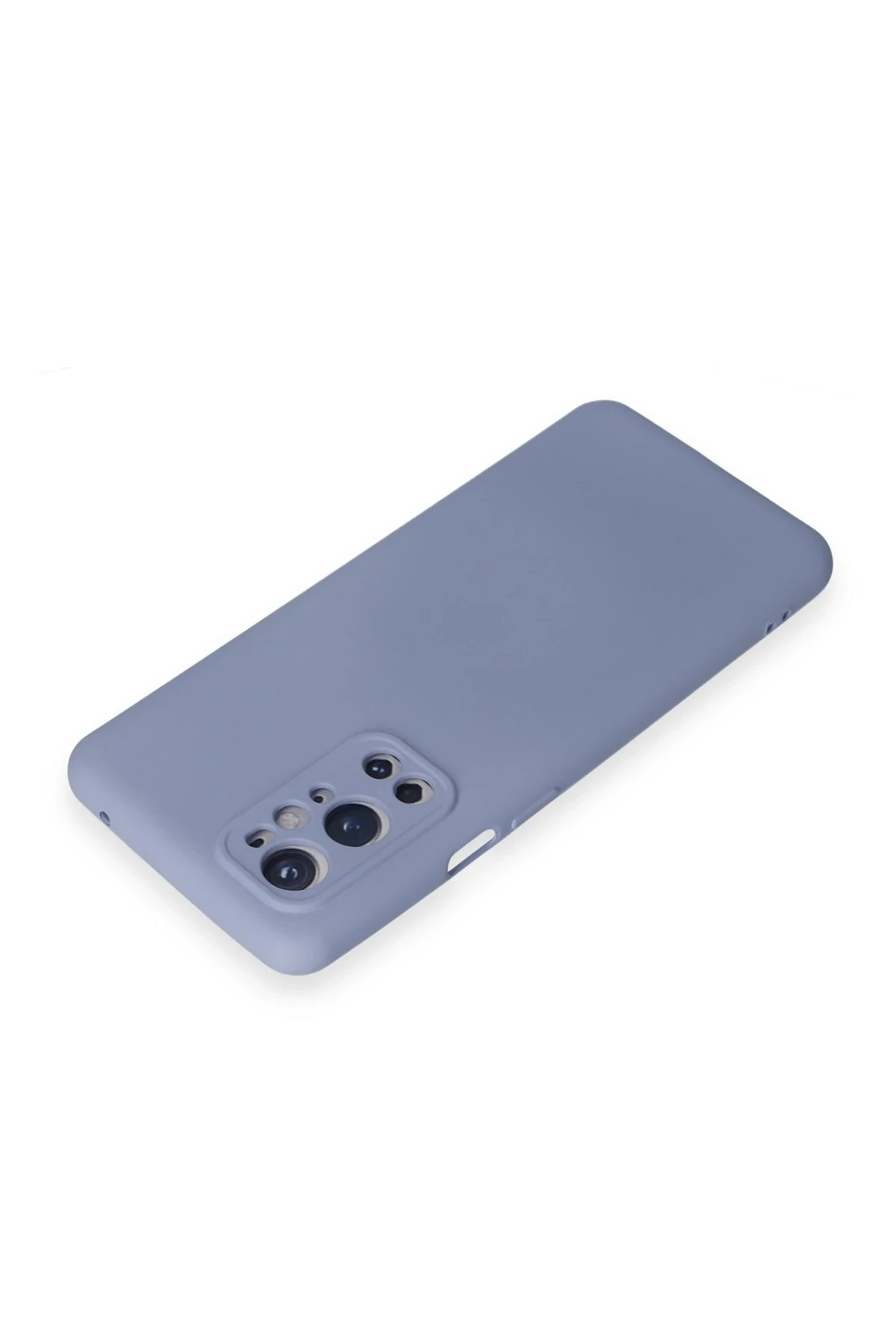 One Plus 9 Pro Kılıf Nano içi Kadife Silikon - Mor-(5796) - Görsel 3