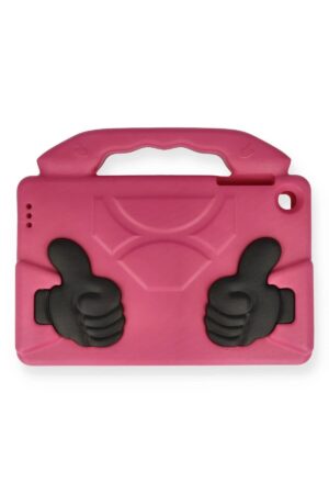 Huawei MatePad T10S 10.1 Kılıf Like Stantlı Tablet Silikon - Pembe-(5796)