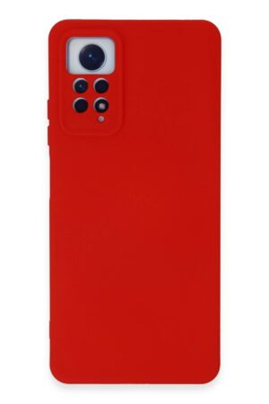 Xiaomi Redmi Note 12 Pro 4G Kılıf Nano içi Kadife Silikon - Kırmızı-(5796)