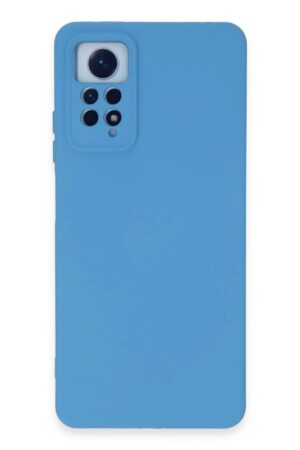 Xiaomi Redmi Note 12 Pro 4G Kılıf Nano içi Kadife Silikon - Mavi-(5796)