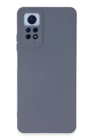 Xiaomi Redmi Note 12 Pro 4G Kılıf Nano içi Kadife Silikon - Gri-(5796)