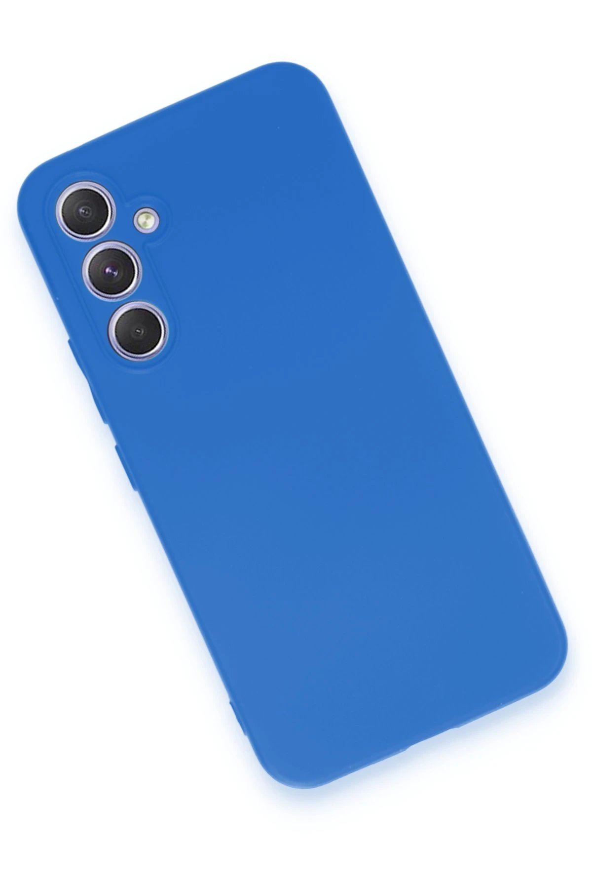 Samsung Galaxy A54 5G Kılıf First Silikon - Mavi-(5796) - Görsel 3