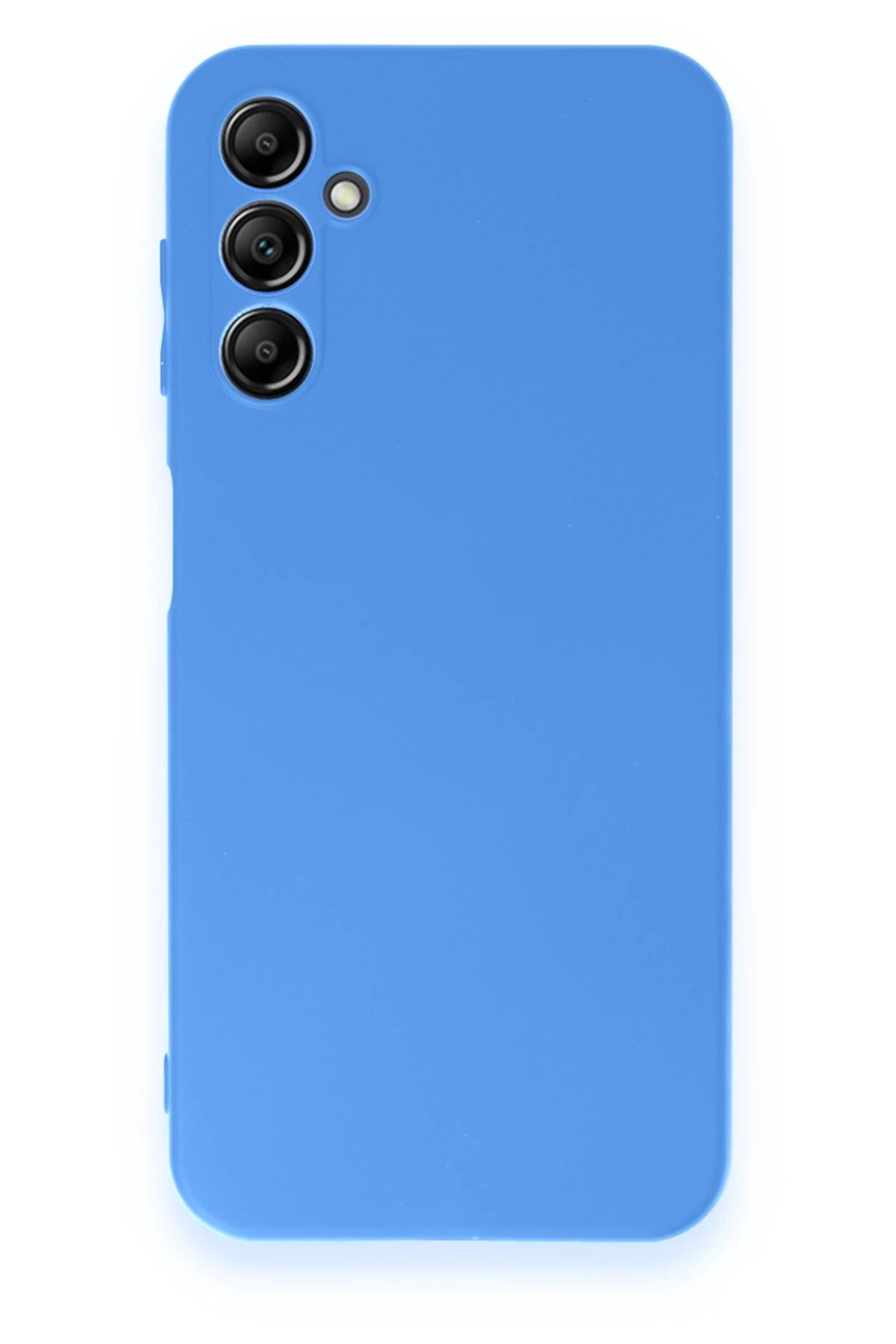 Samsung Galaxy A24 4G Kılıf First Silikon - Mavi-(5796) - Görsel 2