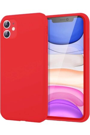 iPhone 11 Kılıf First Silikon - Kırmızı-(5796)