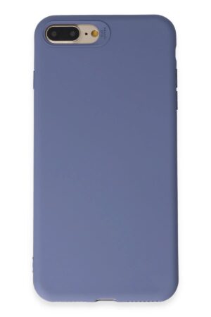 iPhone 7 Plus Kılıf First Silikon - Gri-(5796)