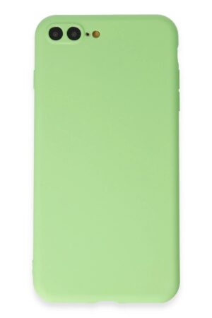 iPhone 7 Plus Kılıf First Silikon - Açık Yeşil-(5796)