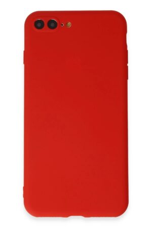 iPhone 7 Plus Kılıf First Silikon - Kırmızı-(5796)