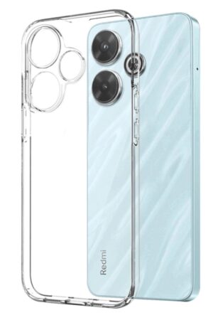 Xiaomi Redmi 13 4G Kılıf Kart Şeffaf Silikon - Şeffaf-(5796)