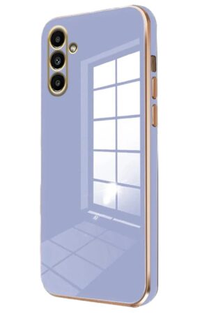 Samsung Galaxy A25 5G Kılıf Volet Silikon - Mavi-(5796)