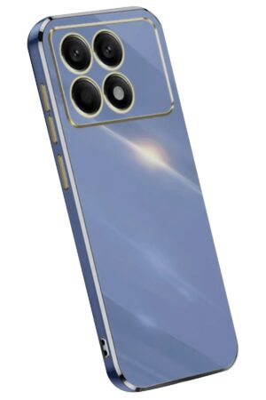 Xiaomi Poco X6 Pro Kılıf Volet Silikon - Mavi-(5796)