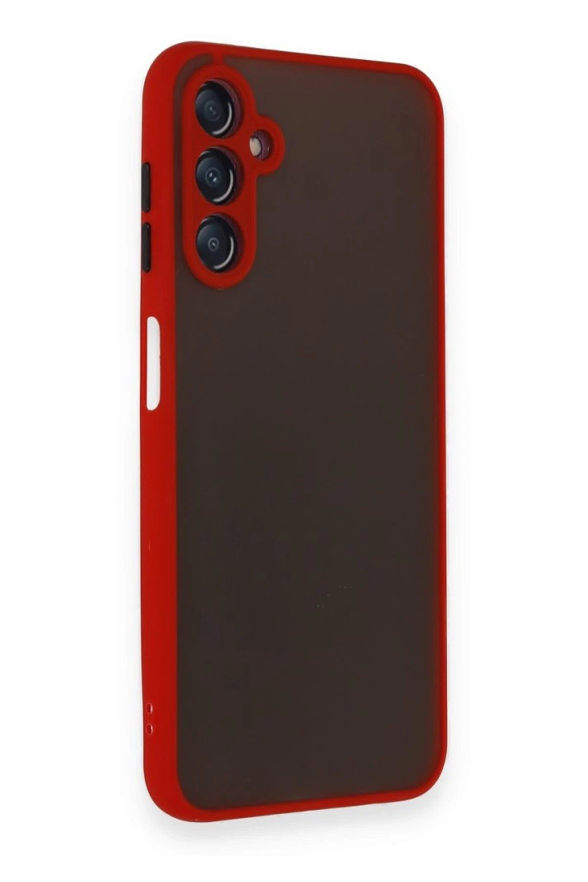Samsung Galaxy A15 4G Kılıf Montreal Silikon Kapak - Kırmızı-(5796) - Görsel 2