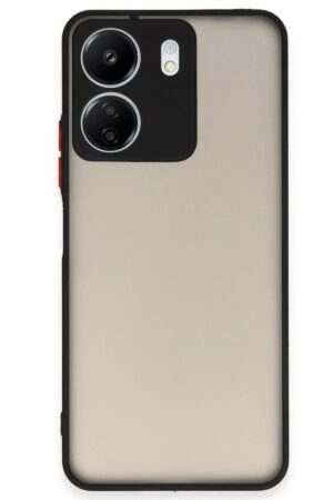 Xiaomi Redmi 13C Kılıf Montreal Silikon Kapak - Siyah-(5796)