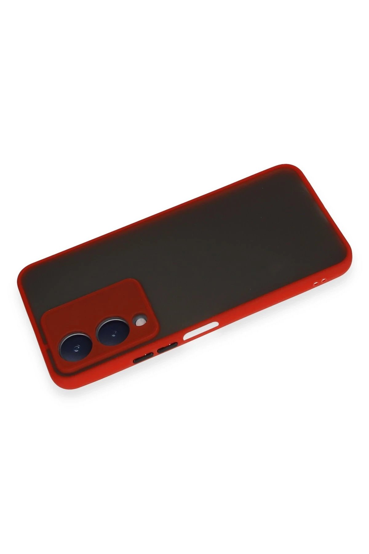 Vivo Y17S Kılıf Montreal Silikon Kapak - Kırmızı-(5796) - Görsel 3