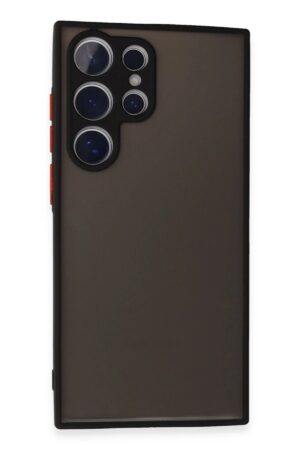 Samsung Galaxy S24 Ultra Kılıf Montreal Silikon Kapak - Siyah-(5796)