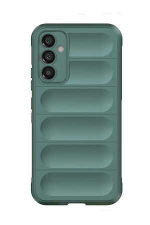 Samsung Galaxy A15 4G Kılıf Optimum Silikon - Koyu Yeşil-(5796)