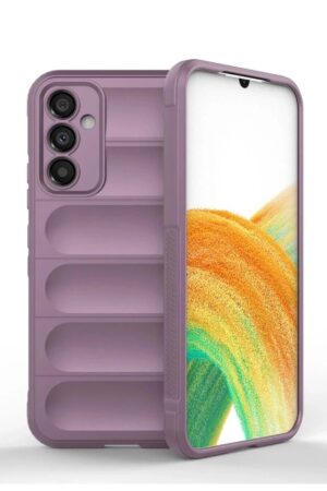 Samsung Galaxy A15 4G Kılıf Optimum Silikon - Mor-(5796)