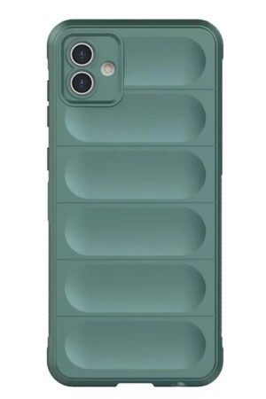 Samsung Galaxy A05 Kılıf Optimum Silikon - Koyu Yeşil-(5796)