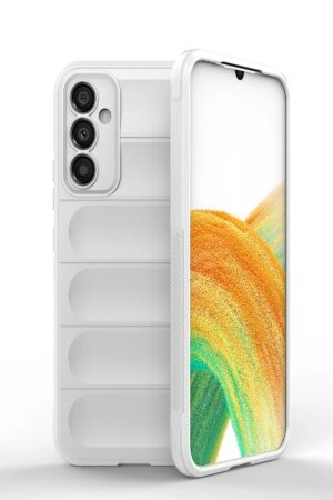 Samsung Galaxy A05S Kılıf Optimum Silikon - Krem-(5796)