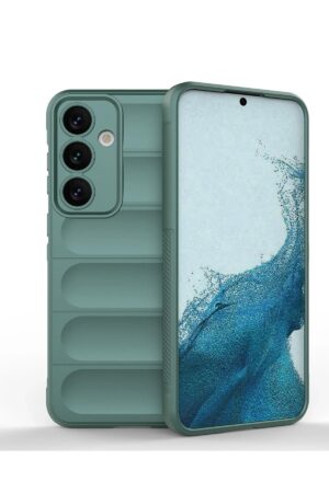 Samsung Galaxy S24 Kılıf Optimum Silikon - Koyu Yeşil-(5796)