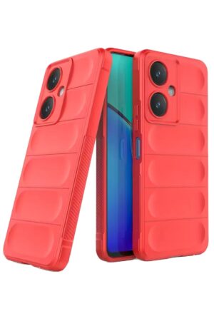 Vivo Y27 Kılıf Optimum Silikon - Kırmızı-(5796)