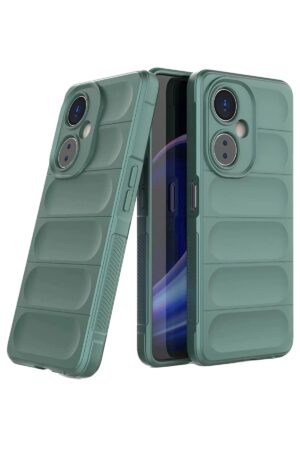 Vivo Y27 Kılıf Optimum Silikon - Koyu Yeşil-(5796)