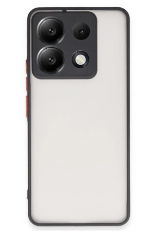 Xiaomi Redmi Note 13 Pro 5G Kılıf Montreal Silikon Kapak - Siyah-(5796)