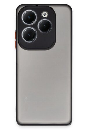 İnfinix Hot 40 Pro Kılıf Montreal Silikon Kapak - Siyah-(5796)