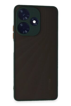 İnfinix Hot 30 4G Kılıf Montreal Silikon Kapak - Yeşil-(5796)