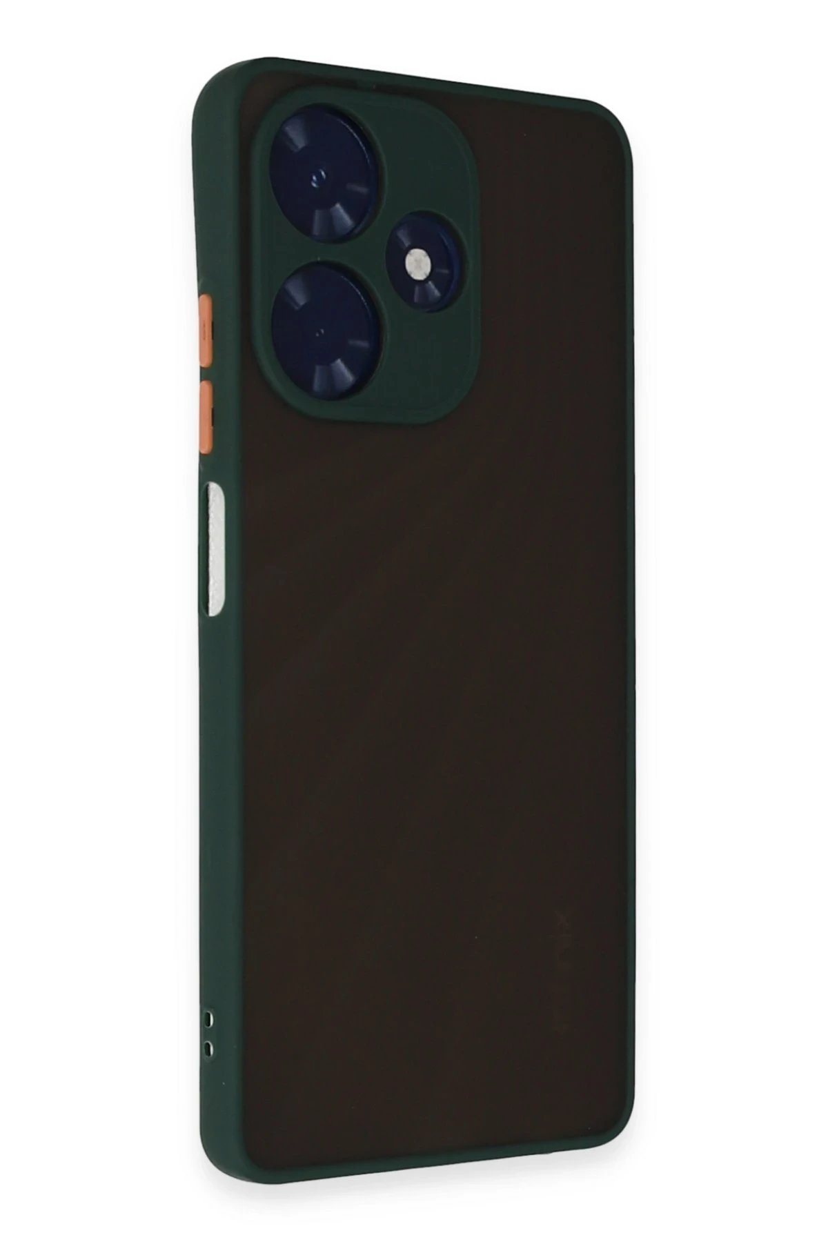 İnfinix Hot 30 4G Kılıf Montreal Silikon Kapak - Yeşil-(5796) - Görsel 2