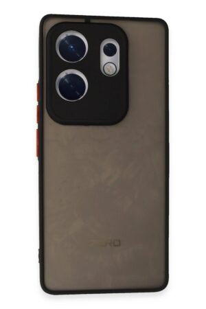 İnfinix Zero 30 4G Kılıf Montreal Silikon Kapak - Siyah-(5796)