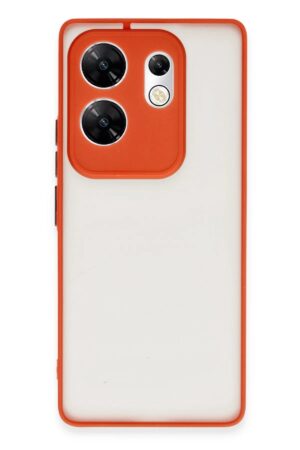 İnfinix Zero 30 4G Kılıf Montreal Silikon Kapak - Kırmızı-(5796)