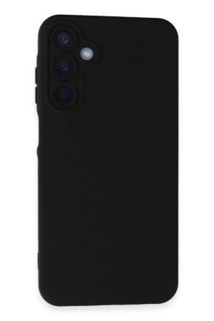 Samsung Galaxy A15 4G Kılıf Nano içi Kadife Silikon - Siyah-(5796)