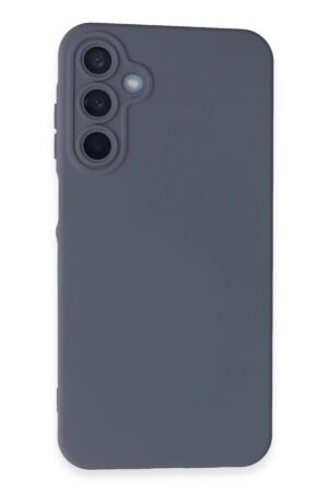Samsung Galaxy A15 4G Kılıf Nano içi Kadife Silikon - Gri-(5796)