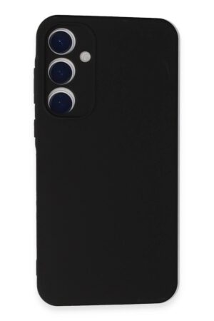 Samsung Galaxy A55 5G Kılıf Nano içi Kadife Silikon - Siyah-(5796)