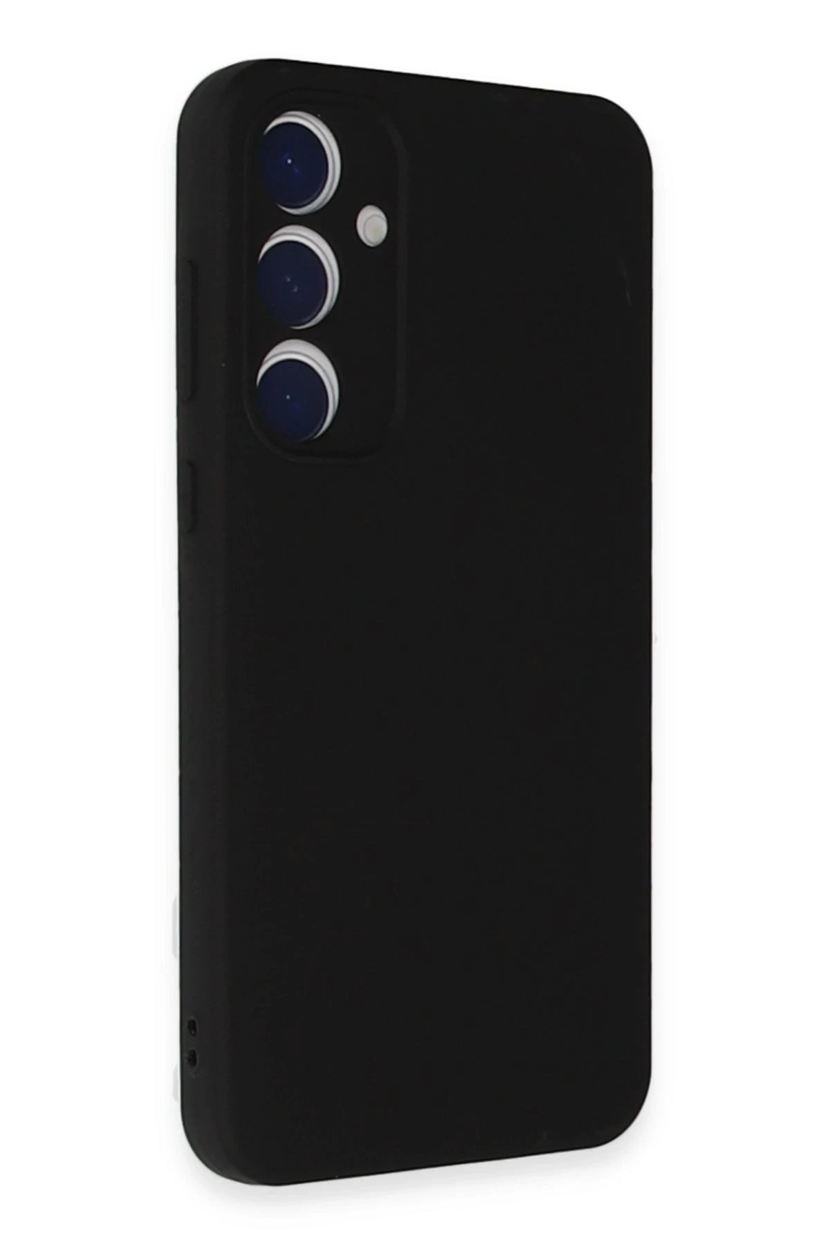 Samsung Galaxy A55 5G Kılıf Nano içi Kadife Silikon - Siyah-(5796) - Görsel 2