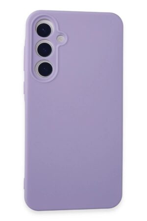 Samsung Galaxy A55 5G Kılıf Nano içi Kadife Silikon - Lila-(5796)