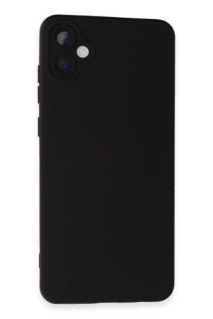 Samsung Galaxy A05 Kılıf Nano içi Kadife Silikon - Siyah-(5796)