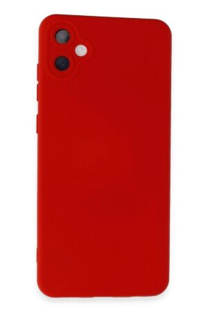 Samsung Galaxy A05 Kılıf Nano içi Kadife Silikon - Kırmızı-(5796)