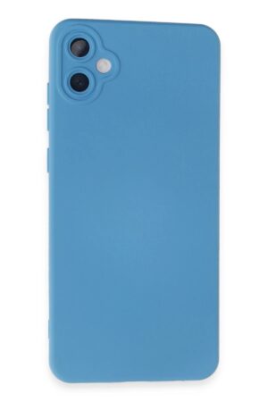 Samsung Galaxy A05 Kılıf Nano içi Kadife Silikon - Mavi-(5796)