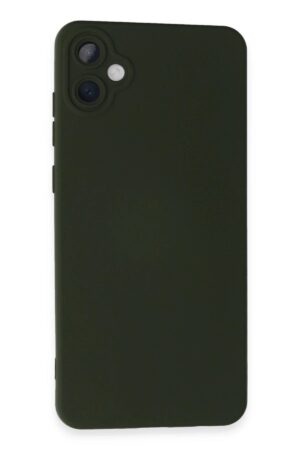 Samsung Galaxy A05 Kılıf Nano içi Kadife Silikon - Koyu Yeşil-(5796)