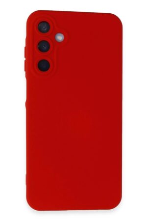 Samsung Galaxy A05S Kılıf Nano içi Kadife Silikon - Kırmızı-(5796)