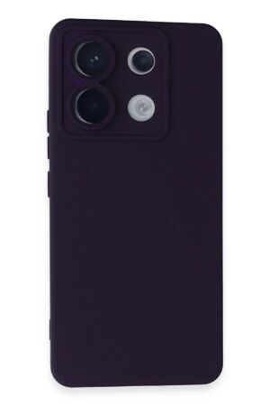 Xiaomi Redmi Note 13 Pro 5G Kılıf Nano içi Kadife Silikon - Mor-(5796)