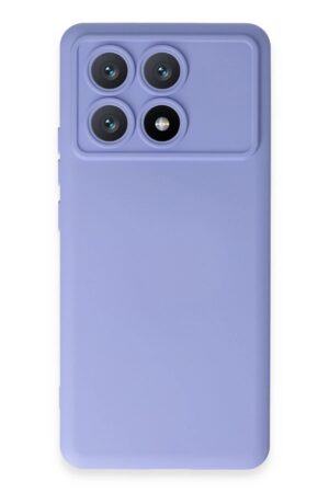 Xiaomi Poco X6 Pro Kılıf Nano içi Kadife Silikon - Lila-(5796)