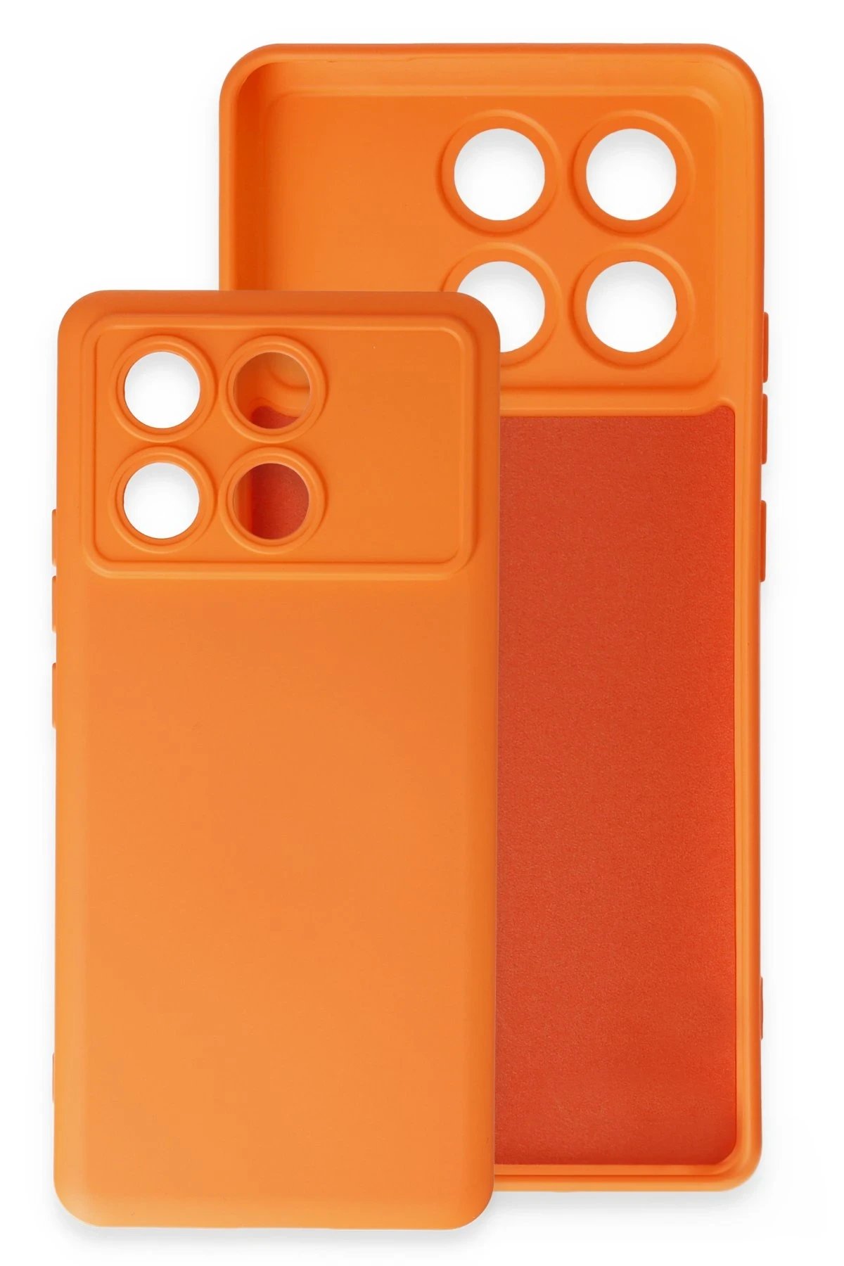 Xiaomi Poco X6 Pro Kılıf Nano içi Kadife Silikon - Lila-(5796) - Görsel 2