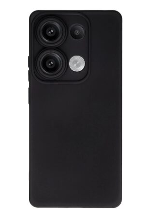 Xiaomi Redmi Note 13 4G Kılıf Nano içi Kadife Silikon - Siyah-(5796)