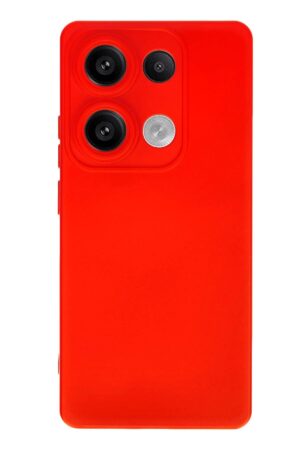Xiaomi Redmi Note 13 4G Kılıf Nano içi Kadife Silikon - Kırmızı-(5796)