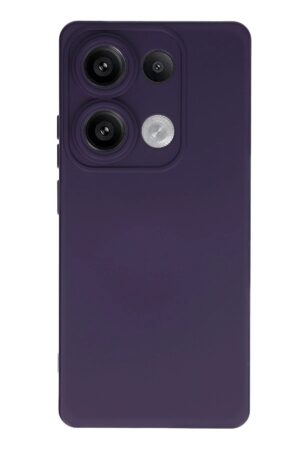 Xiaomi Redmi Note 13 4G Kılıf Nano içi Kadife Silikon - Lacivert-(5796)